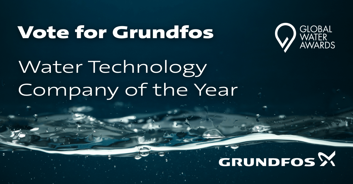 Grundfos has been shortlisted for the title of Water Technology Company of the Year! 🏆 
If you're a Global Water Intelligence (GWI) subscriber or a @GlobalWaterSummit attendee, please check your email and cast your vote! #GWS24   #ProudToBeGrundfos #PossibilityInEveryDrop