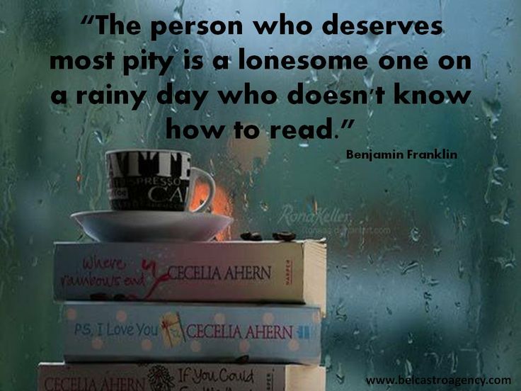 Rainy days and books go well together. susanbaganz.com #ilovereading #greatbooks #inspirationalromance