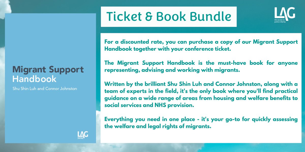 LagEvents's tweet photo. 📚 For a discounted rate, you can purchase a copy of our Migrant Support Handbook together with your conference ticket. https://t.co/8xepnJaxbL