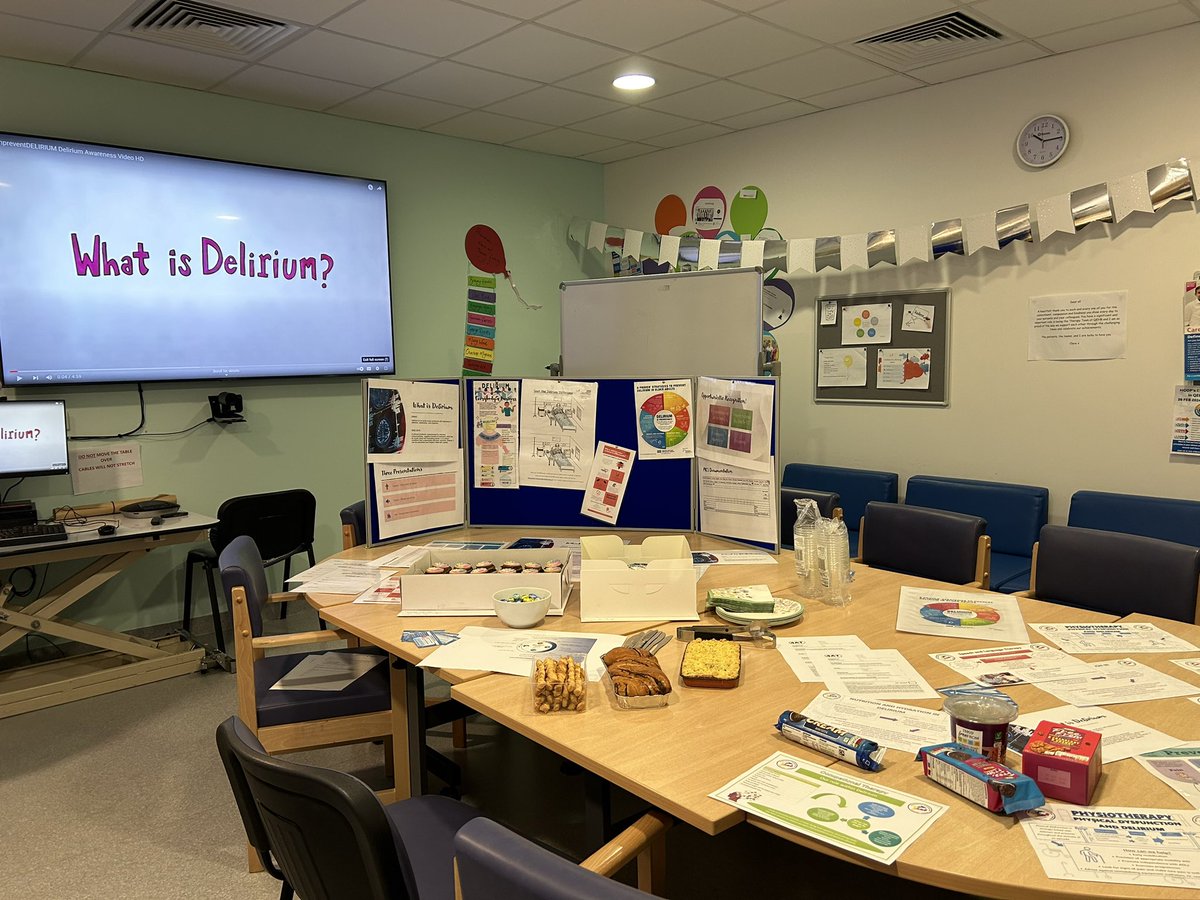 World Delirium Awareness Day at UHB🧠 a massive thank you to all that attended the Coffee&amp;Cake event this morning to help raise awareness <a href="/UHBTherapy/">UHB Therapy Services</a> <a href="/uhbtrust/">University Hospitals Birmingham</a> @clareredmond24 <a href="/julia__ota/">Julia OTA</a> <a href="/iDelirium_Aware/">iDelirium</a> <a href="/NIDUS_Delirium/">NIDUS Delirium Network</a>