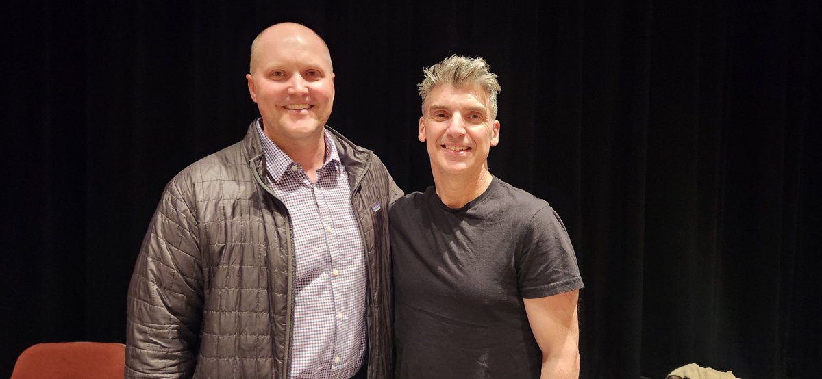 The Parker Community were fortunate to have John Morello present his one man show “Dirt” yesterday. His positive message of empathy and empowerment  was funny, poignant, and moving. We thank him for the impact he made on our community!