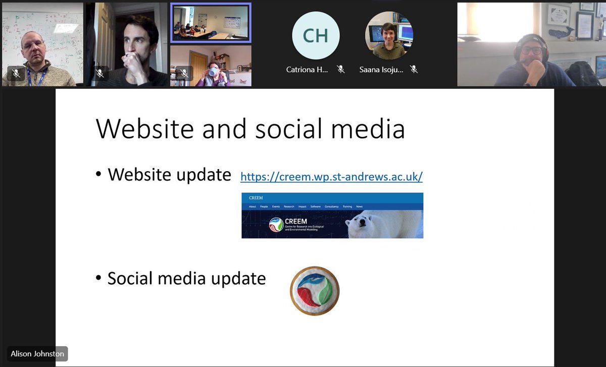 Today we are gathered and discussing CREEM matters at our CREEM council meeting. One of the things we talked about was social media and how we want to be more present online. So here we are talking about it!
