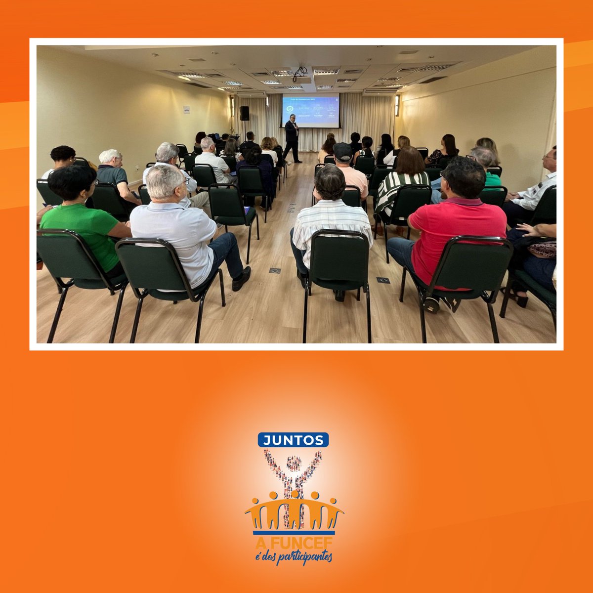 afuncefedospar1's tweet photo. 🗓️Ontem, 11 de Março, Rogério Vida, Diretor Eleito de Administração e Controladoria da FUNCEF, participou de um Encontro com Assistidos promovido pela AEA MG, na regional do Triângulo Mineiro, em Uberlândia.

👉🏽Arraste para o lado e confira! 

#afuncefedosparticipantes #caixa https://t.co/FobEooobvB