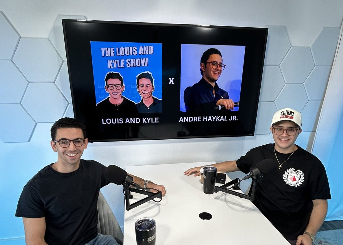 LouisShulman's tweet photo. Now on YouTube ‼️

Awesome chat with @andrehaykaljr going behind the scenes on building:

→ Client Ascension 👨‍🏫
→ ListKit 💻
→ StickTalk 🎙️
→ A Bible Study Group 📖

And so much more.

Check it out: https://t.co/8nN4HGk3Vw https://t.co/Zf8XX8m3DE