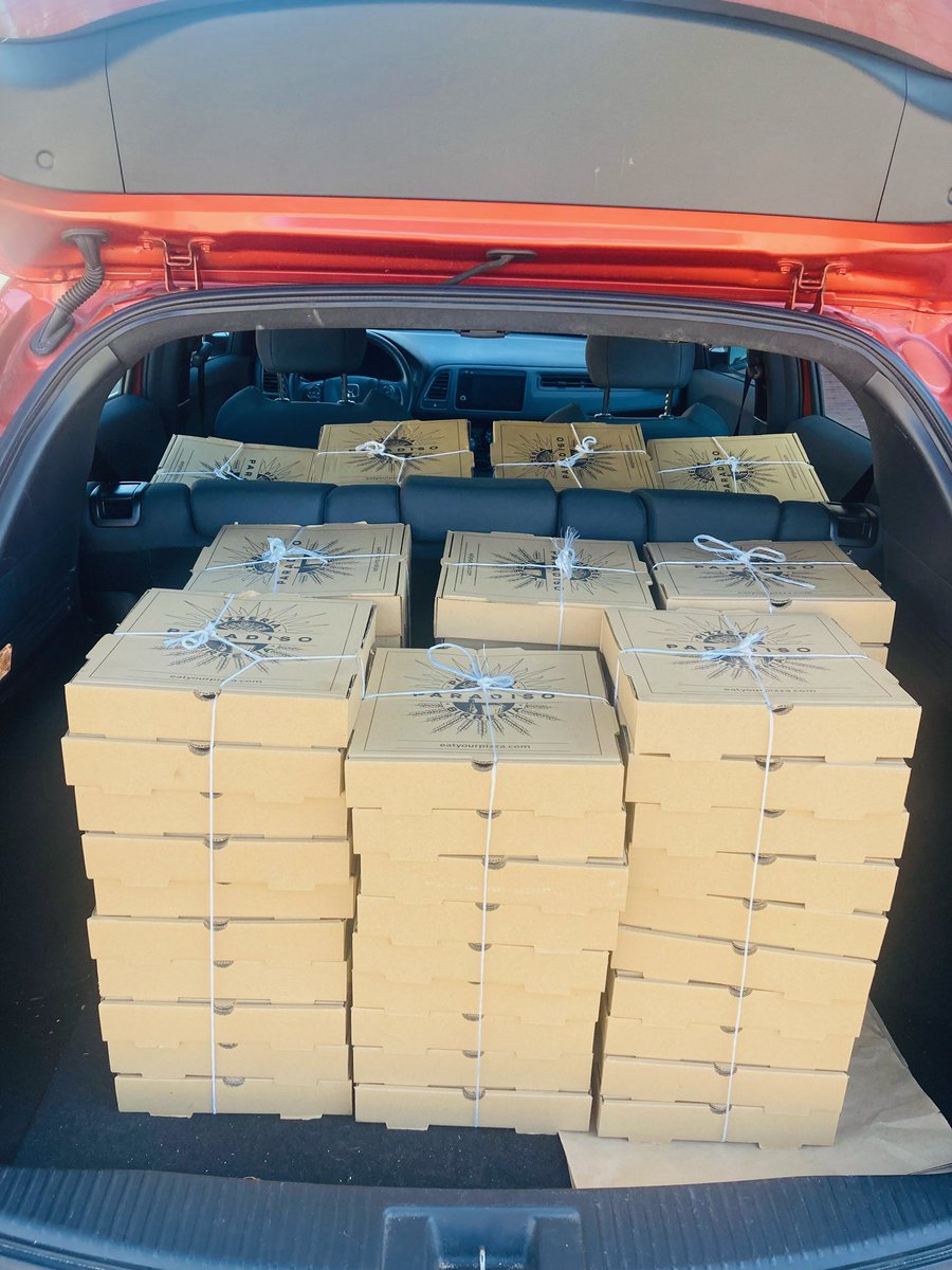 Thanks to all of you who visited us during #NationalPizzaDay, we were able to donate 288 pizzas to @BreadfortheCity! This vital non-profit helps Washington, DC residents living with low income to develop their power to determine the future of their own communities.