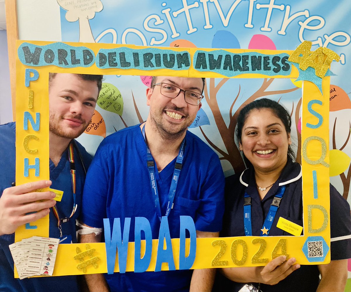 Great engagement from AFU & @TriscombeOPUnit getting involved in the activities and the education on offer. They are #delirium aware. @SomersetFT @Dementia_D_Team @JannineHayman @hayleypeters @iDelirium_Aware #WDAD2024