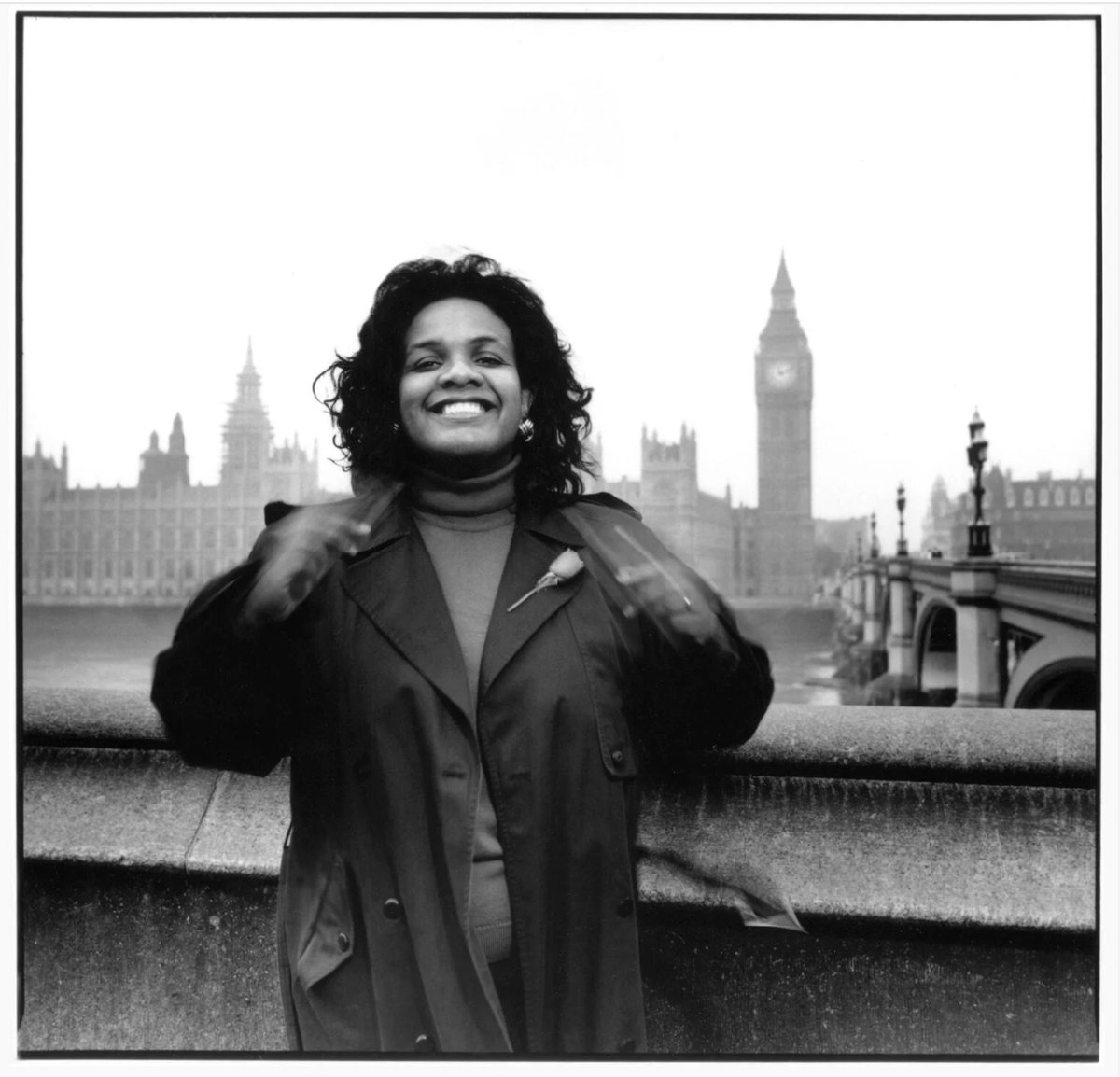 Diane Abbott @NPGLondon by Geoff Wilson (1992)