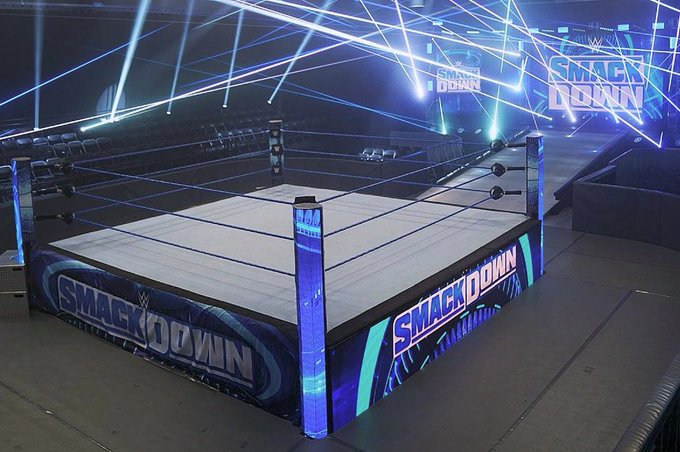 wrestle_hist's tweet photo. 3/13/2020

The first televised WWE show without any fans in attendance due to COVID-19 took place on SmackDown from the WWE Performance Center in Orlando, Florida.

#WWE #SmackDown #COVID19 #WWEPerformanceCenter https://t.co/7qzJLpBfr1