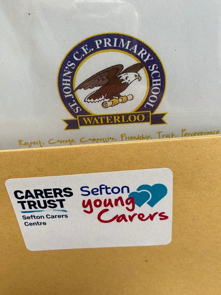 Our Sefton Schools Marathon has taken us to @StJohnsL22 to take our #YoungCarersActionDay resources and cakes!