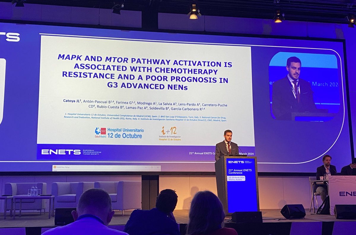 Interesting data from our group‼️

Session 3: DAXX/ATRX andMEN1 role in NET tumorigenesis presented by Juan Luis Catoya

You can also visit Poster#F03

#ENETS