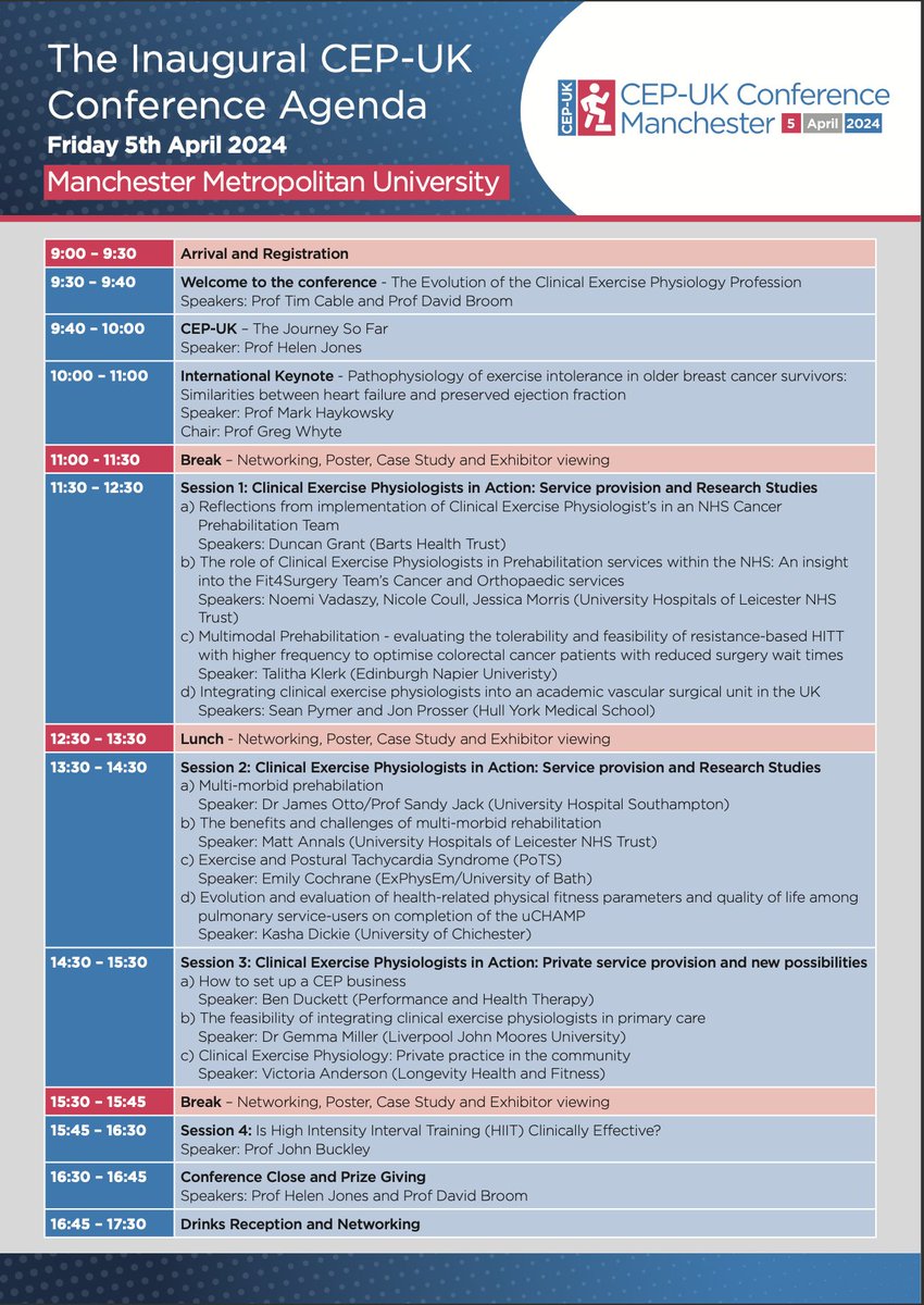 ⏲️The countdown is on for the Inaugural CEP-UK Conference on Friday 5th April. We're very excited to welcome speakers and delegates from across the country. Take a look at the programme⬇️ Registration is still open if you haven't yet booked your place! bit.ly/3v16fwe