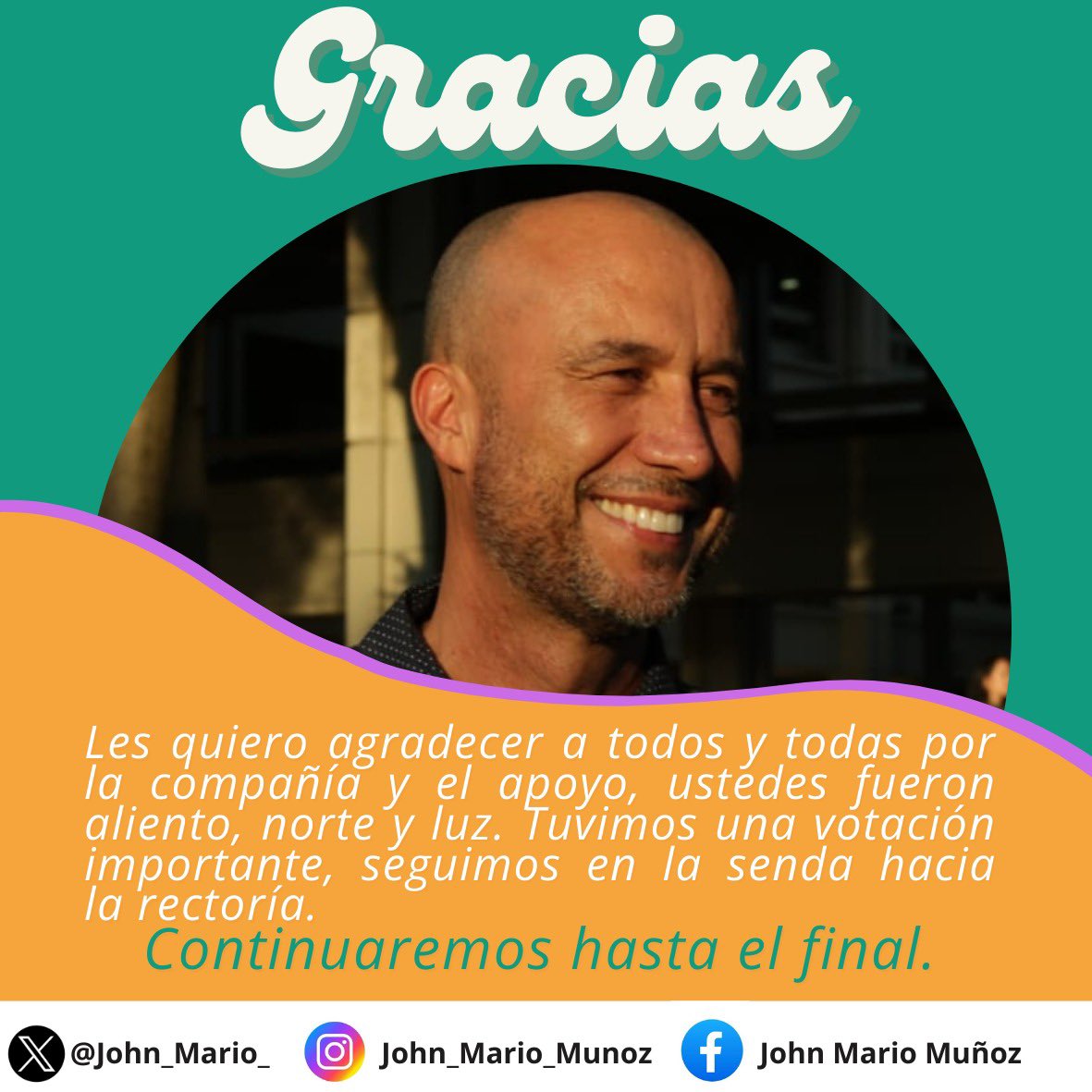 Infinitas gracias 🙏  continuaremos hasta el final.

#UdeA
#Medellín 
#Rectoría
#educación
#Egresados
#UniversidaddeAntioquia
#UdeACasaDeTodos