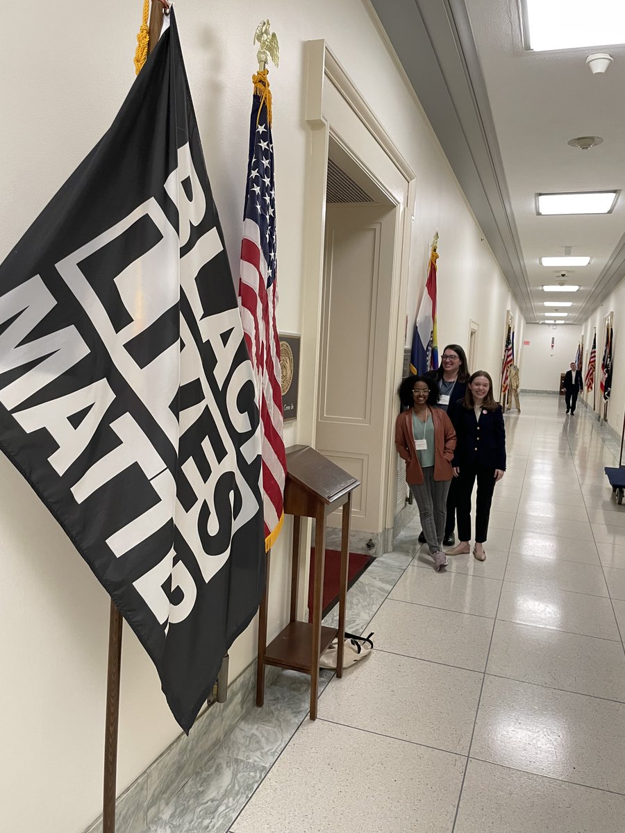 Humanists on the Hill! As part of @HumanitiesAll’s Humanities Advocacy Day, WashU grad students Sewasew Assefa and Skyler Dykes and asst dir @L_Perry_, along with colleagues from Mizzou, met with Missouri’s congressional reps to encourage federal support for humanities programs.