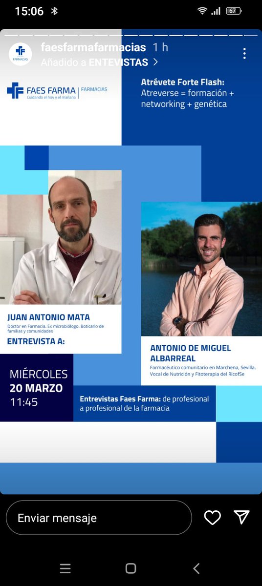20-3-24 a las 11'45, entrevisto a <a href="/demiguelnutri/">Antonio de Miguel</a> en el stand de <a href="/faesfarmacias/">Faes Farma Farmacias</a> en #Infarma2024, Atrévete Forte Flash