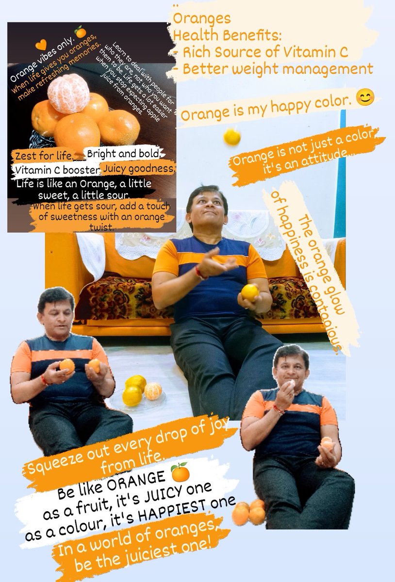 Oranges

Health Benefits:
- Rich Source of Vitamin C
- Better weight management

51st Challenge on - 13th Mar 2024
<a href="/larsentoubro/">Larsen & Toubro</a>
<a href="/GOQiiLife/">GOQii</a>
<a href="/GOQii/">GOQii</a>
#GOQiiCorporateChallenge 

#orange #oranges #snacking