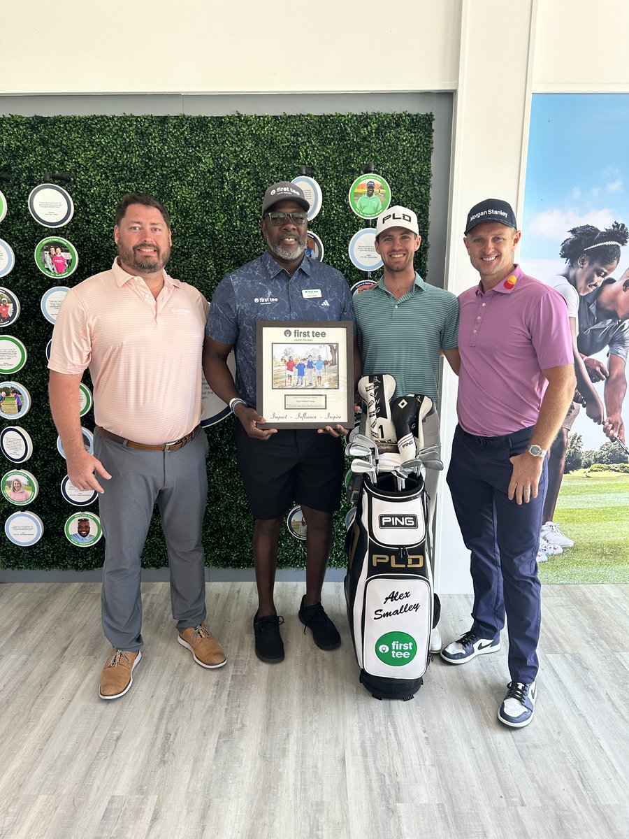 Coach Spotlight ✨ Robert Young ✨ Yesterday at @theplayers Coach Robert Young was honored by @JustinRose99 & @asmalley_golf for 20 years of coaching at @FirstTeeNorthFL! ❤️ Thank you, Coach Robert, for being a game changer! 🏌️ Check out our IG for more on Coach Robert!