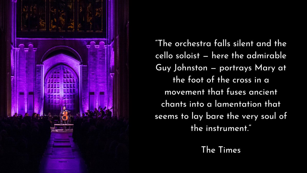 “beyond beautiful, of sublime transcendence” @ClassicalSource @cellojohnston's recent performances of Sir John Tavener’s The Protecting Veil with @BrittenSinfonia garnered glowing reviews.. 🗞️ ikonarts.com/news/2024/03/g…