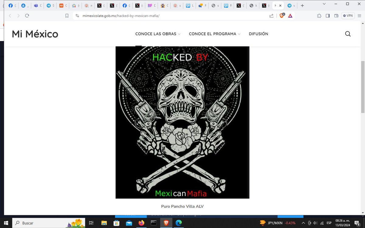 HackersOIHEC's tweet image. Otro deface a sitio de Gobierno MX #deface #hacked se hace pasar por el grupo Mexican Hackers Mafia