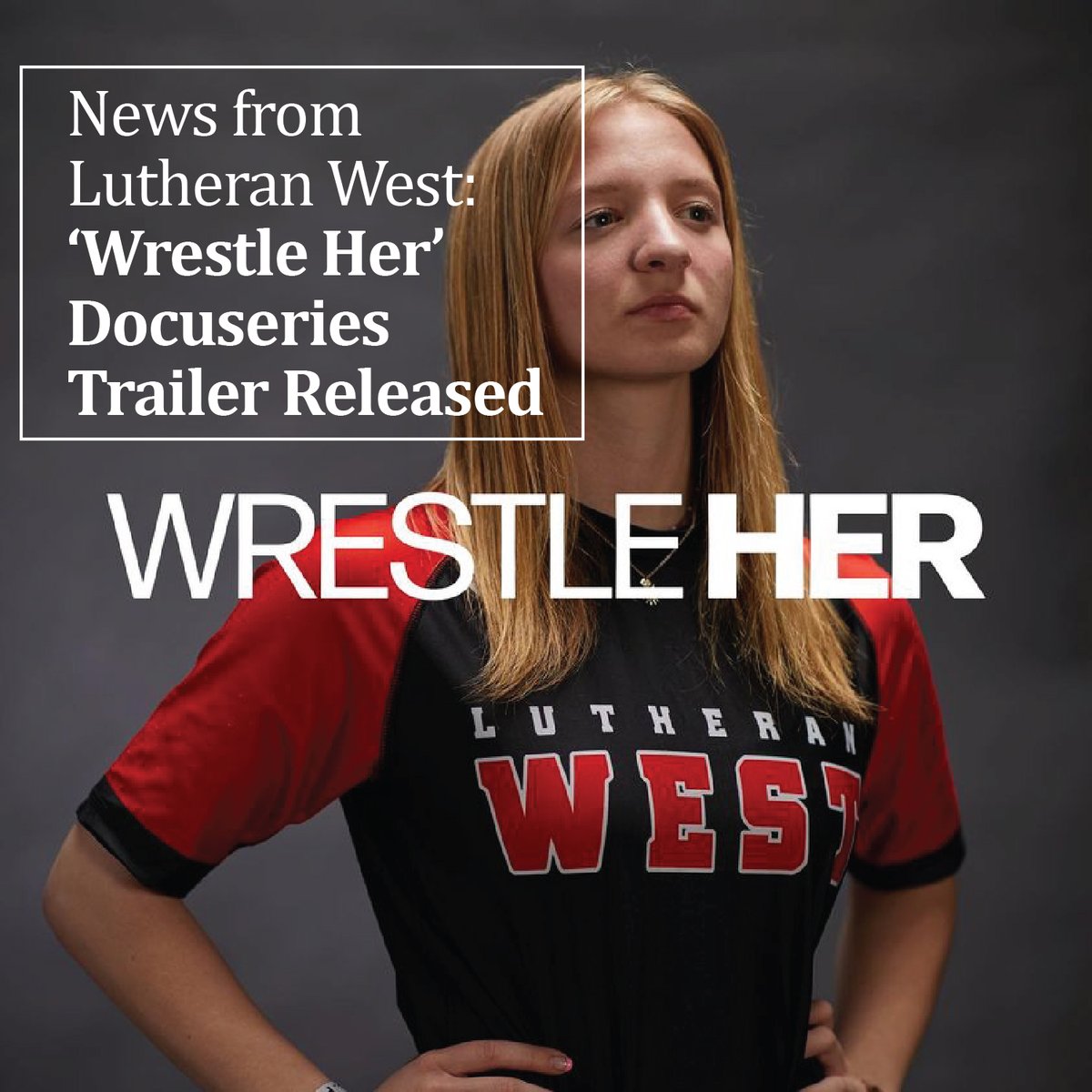 News from Lutheran West: 'Wrestle Her' Docuseries Trailer Released featuring LW women's wrestlers and coach Dave Ressler '86 

Read more and view trailer: lutheranwest.com/news/wrestle-h…

#GoWest <a href="/LW_Athletics/">Lutheran West Athletics</a> <a href="/LW_GirlsWrestle/">LW_GirlsWrestling</a> <a href="/LW_Wrestling_/">Lutheran West Wrestling</a>