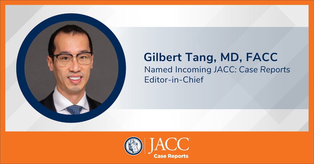 We're pleased to announce renowned CV surgeon @GilbertTangMD as the incoming editor-in-chief of #JACCCaseReports, bringing a wealth of experience & expertise to the journal. Dr. Tang will officially assume the role of EiC on August 1. Read more: bit.ly/48VydqZ