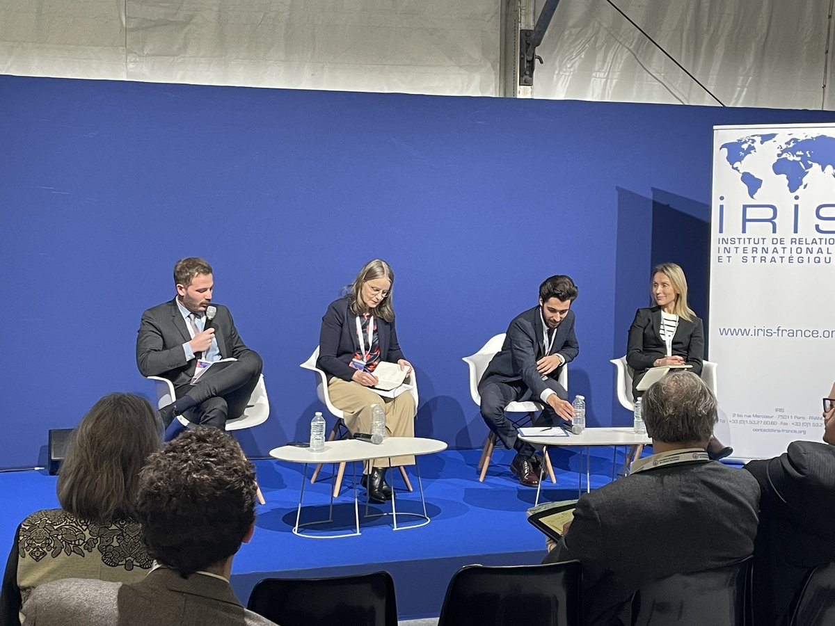 Happening right now: Our Research Fellow @j_2ross joins Gaspard Schnitzler, @HannaOjanen & @SeselgyteM in a panel named “Towards a common European strategic culture?” at Paris Defence and Security Forum #PDSF2024, giving an insight into 🇩🇪 strategic culture.