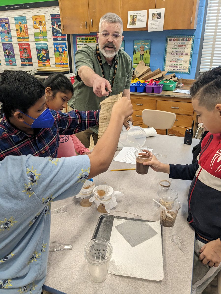 Students are working hard in STEM to evaluate filter materials and compare effectiveness.  <a href="/BCPSSci/">BCPS Science Office</a> <a href="/PadoniaPride/">Padonia International Elementary School</a>