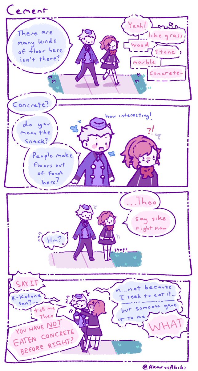 Das conk creet baybee (comic inspired by a tag I saw on Tumblr and it sent me)

#p3p #persona3portable #theodore #theoham #kotoneshiomi