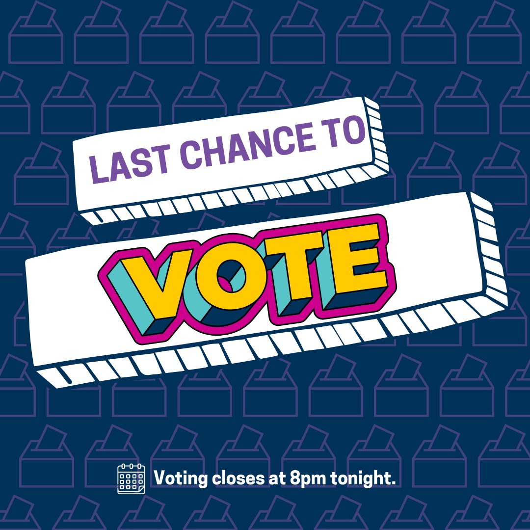 Only a few HOURS LEFT to vote in the Students' Union Elections🗳️ Birkbeck SU is run by students for students and as a Birkbeck Student, you choose who will represent YOU in the next academic year 🙋🏽‍♀️ 💻 birkbeckunion.org/your-voice/ele… #students #elections #vote @birkbeckuol