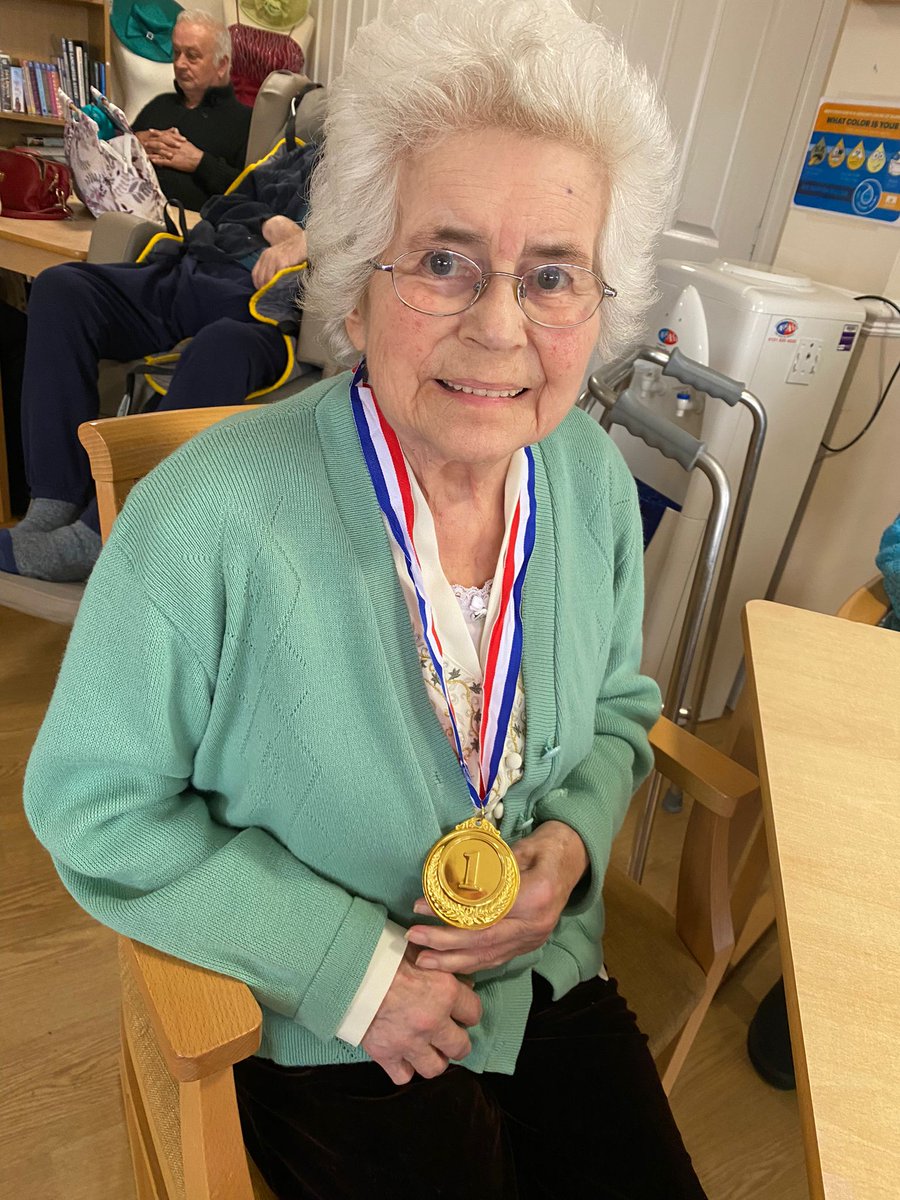 RHHealthcare's tweet photo. We love games here at Red Homes Healthcare, here are some highlights from Red Court's darts session this week, complete with medals for the winners! 🏅 https://t.co/U7IynMWMNG