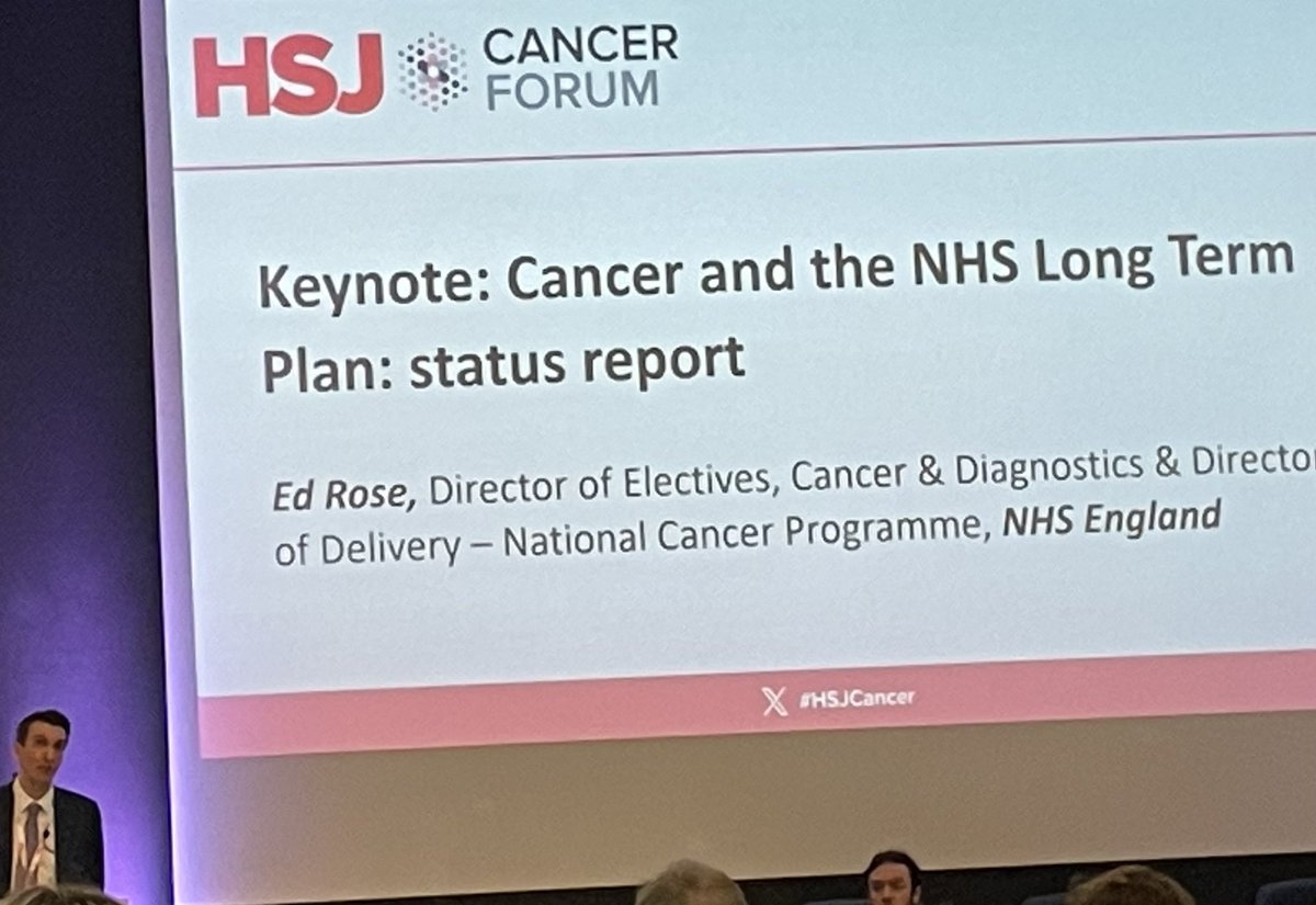 WybrowCathy's tweet photo. Great day @ #HSJCancer forum, inspired by improvements delivered since covid, as detailed by Ed Rose, &amp; the promise of delivering much more …. To some great ideas of tackling workforce challenges. The key is recognition of staff and making them feel valued for their contribution https://t.co/br0Y3RTMlA