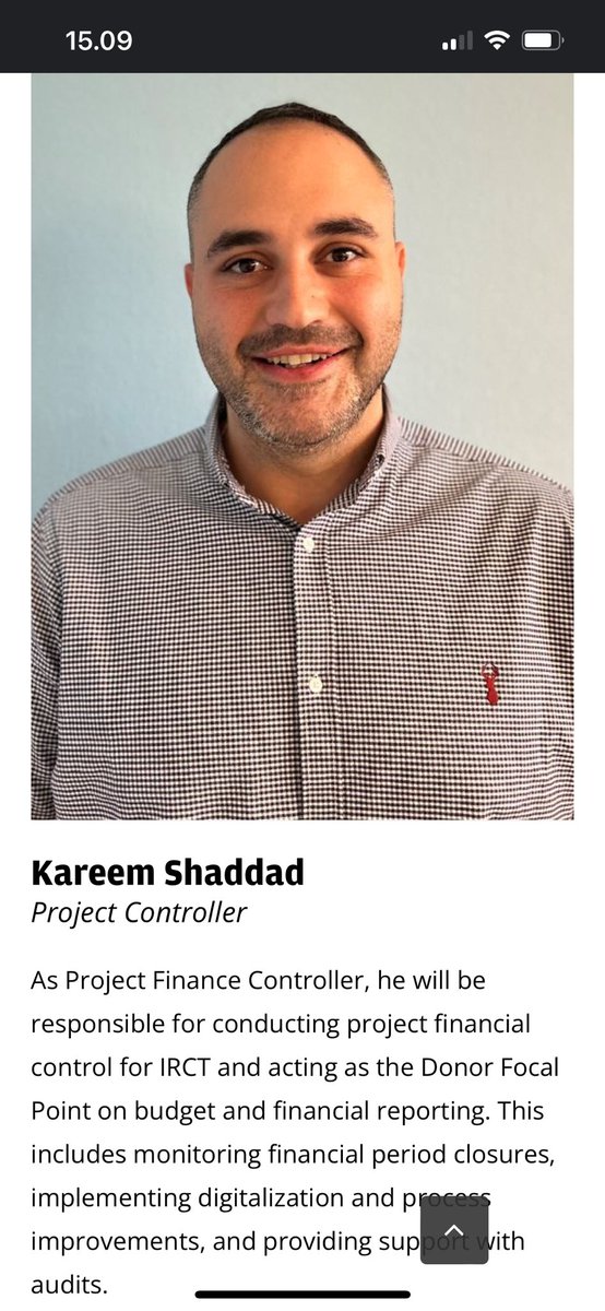 Kareem Shaddad, project controller with years of financial experience in the humanitarian and Human Rights sector joined <a href="/IRCT/">IRCT</a> this week. Financial dreamteam here you go! #UnitedAgainstTorture
