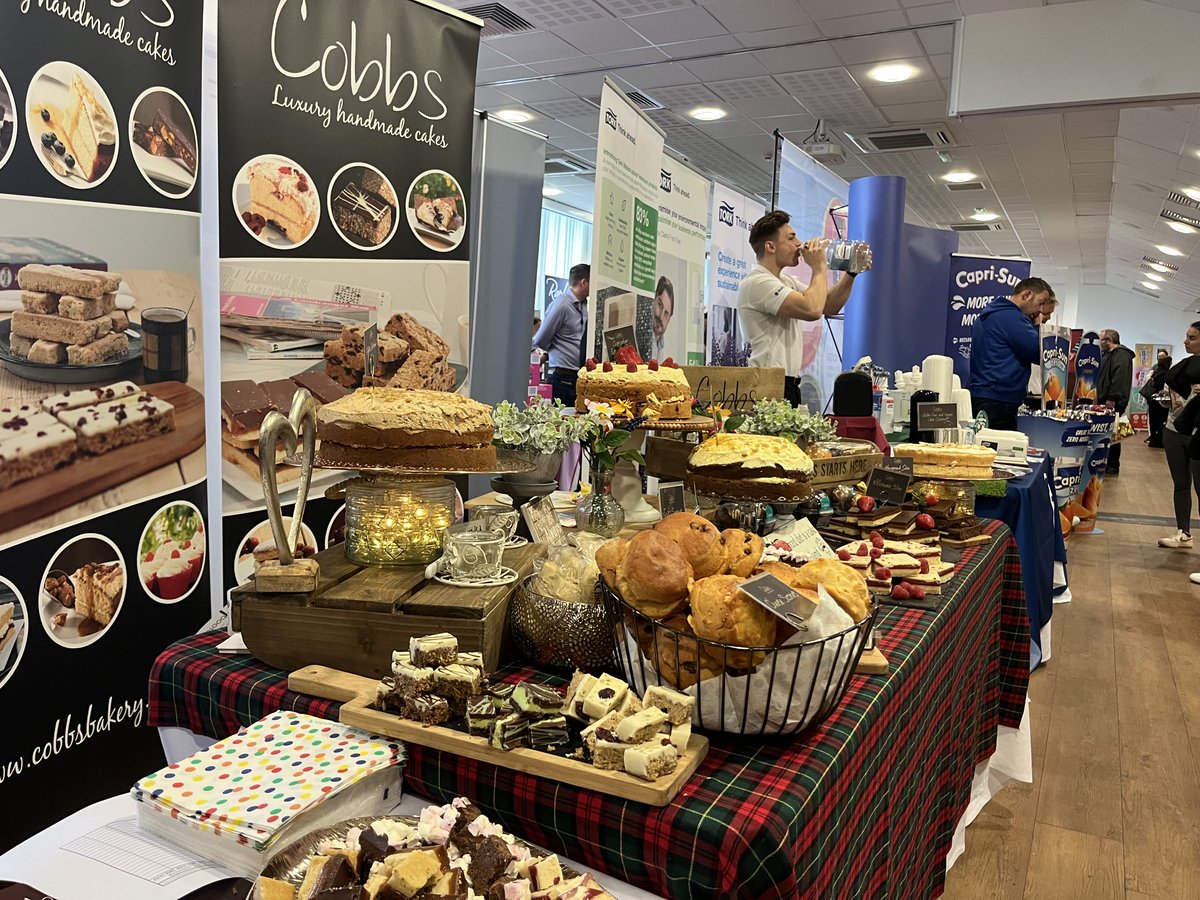 Another week and another Trade Show 🤩 Today we have welcomed Bidfood, with stalls spread across our Exeter and County Suites👊 And it all looks fantastic! 🙌 #SandyPark #Events