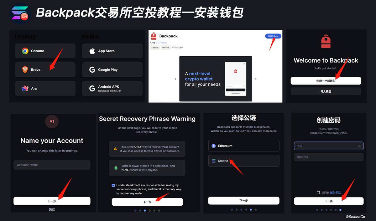Backpack空投，散户友好型，仅剩5天，速度来卷！ ◈总融资：3700万元◈空投活动：@Backpack季前赛，按交易 量发放◈空投价值：上一期活动质押1个SOL就能获得$700空投◈赛季时间：2月14日—3月18日◈交易磨损：手续费千分之一