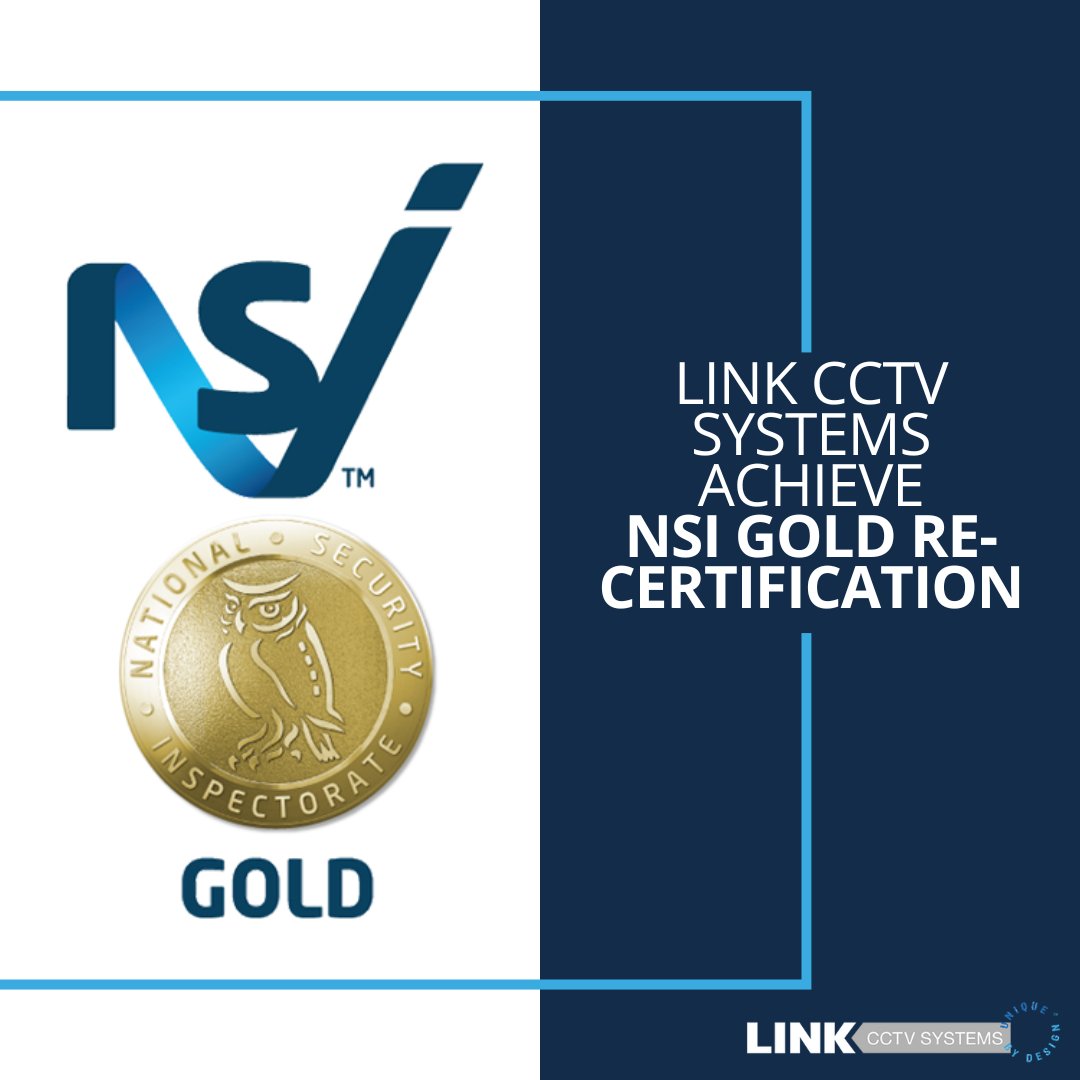 linkcctvsystems's tweet photo. 📰 Link CCTV Systems achieve NSI Gold re-certification
We are proud to announce that Link CCTV Systems has successfully achieved NSI (NACOSS Gold) re-certification following an audit in January 2024.
Read all about it here: https://t.co/tNRAq0GorM
#LinkLife #NSIGold https://t.co/eyddBZ8tXI