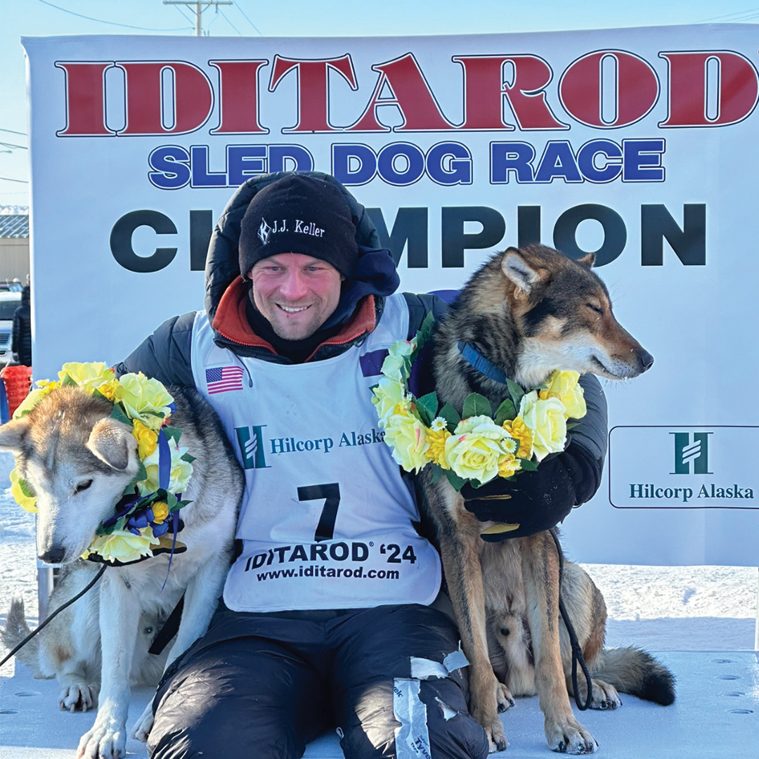 JJKeller's tweet photo. Congratulations to the J. J. Keller/@DallasSeavey team on an unprecedented 6th Iditarod championship! Dallas is now the greatest musher of all time! Read more about this history-making achievement: https://t.co/9XGGiaXu2t #iditarod2024 #teamdallas #sleddogs https://t.co/074PUpkb4w