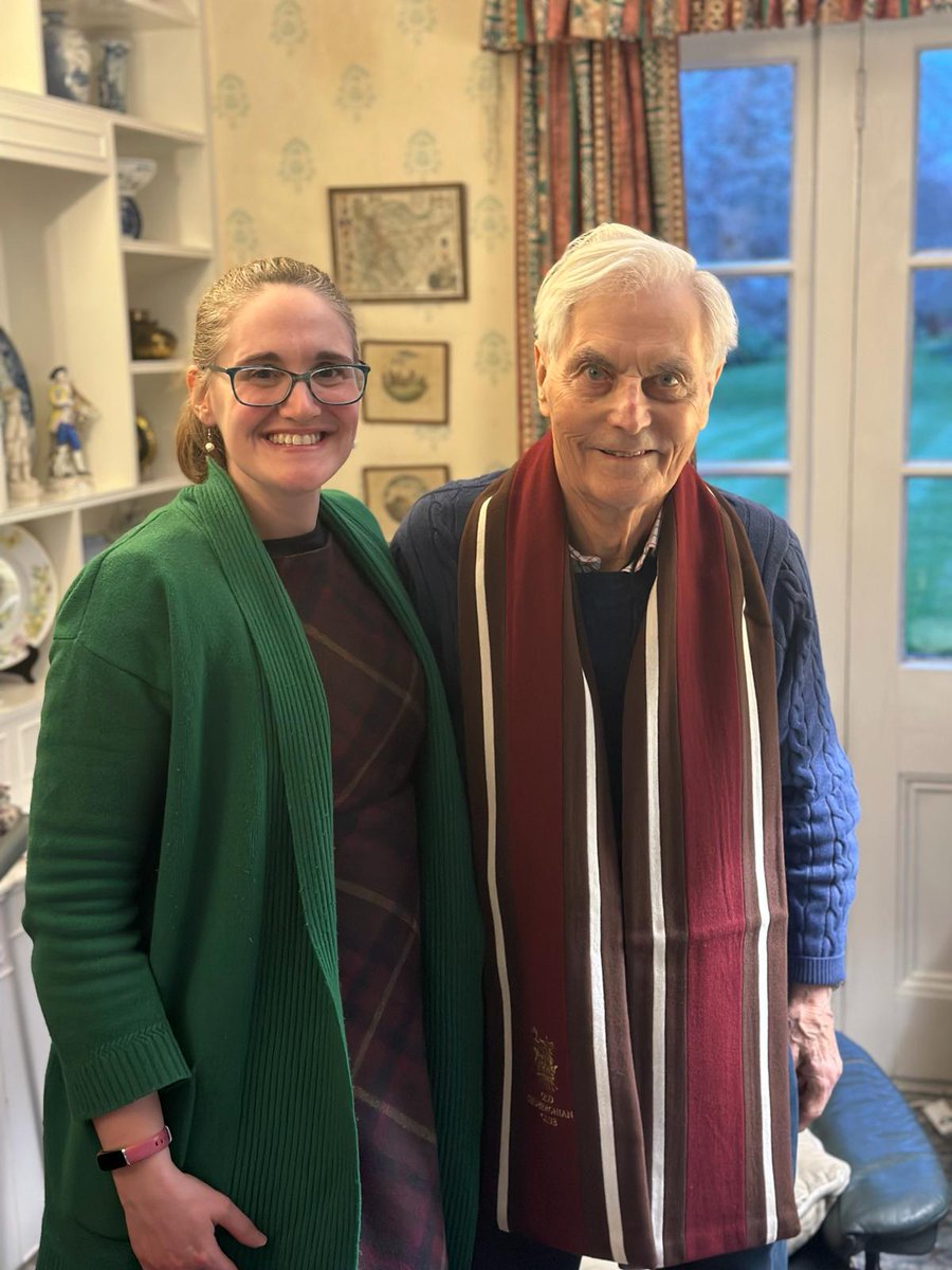 What a privilege last week to tour the south of England visiting @SedberghOS in their homes and taking items from the archive for them to view. The Old Sedberghian Club provides support to our members throughout their entire life. It was an honour to be welcomed into their homes.