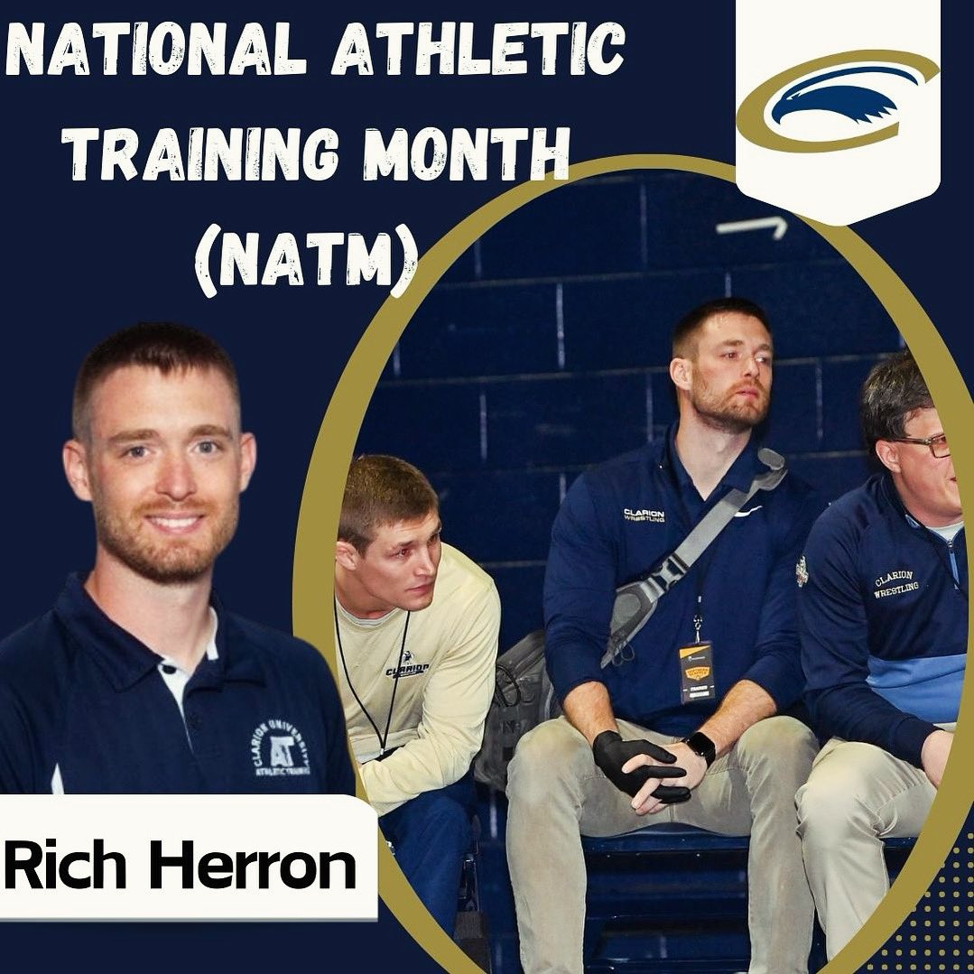 WrestlingCUP's tweet image. It is National Athletic Training Month! We want to take a moment to spotlight Rich Herron for all his dedication and effort that he has on our student athletes.