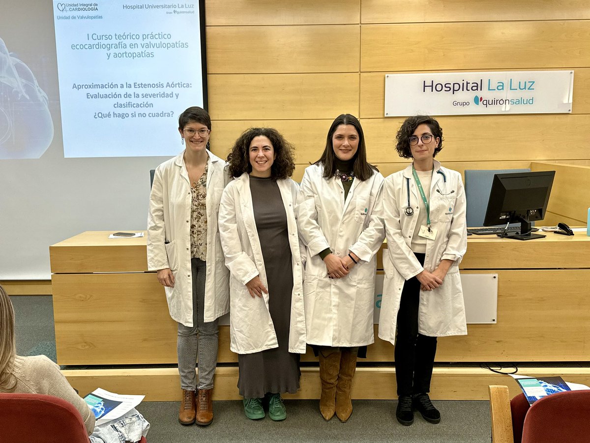 UICARValvu's tweet photo. Empezamos el I Curso teórico-práctico ecocardiografía en valvulopatias y aortopatías
@UICARdiologia https://t.co/ddS1QuKBtk