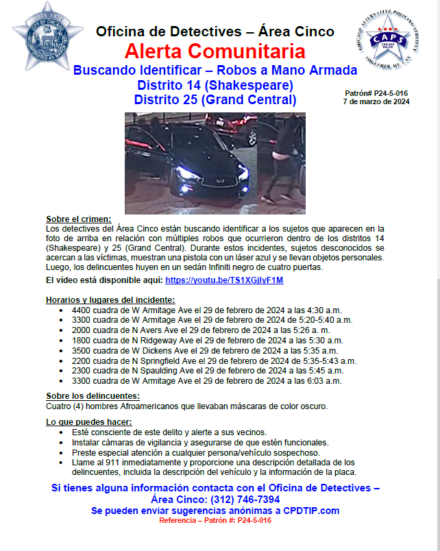 Chicago Police Area 5 Detective Division tweet media