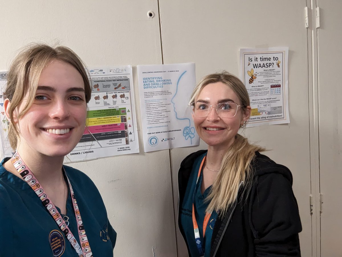 Cardiff & Vale Adult Speech & Lang Therapy (@cavuhb_slt) on Twitter photo Flying the flag for #SwallowAware2024 at <a href="/CV_UHB/">Cardiff and Vale University Health Board</a> da iawn bawb, am ddod â ymwybyddiaeth i’r ysbyty heddiw ❤️🥰🍽️ Flying the flag for #SwallowAware2024 at <a href="/CV_UHB/">Cardiff and Vale University Health Board</a> da iawn bawb, am ddod â ymwybyddiaeth i’r ysbyty heddiw ❤️🥰🍽️