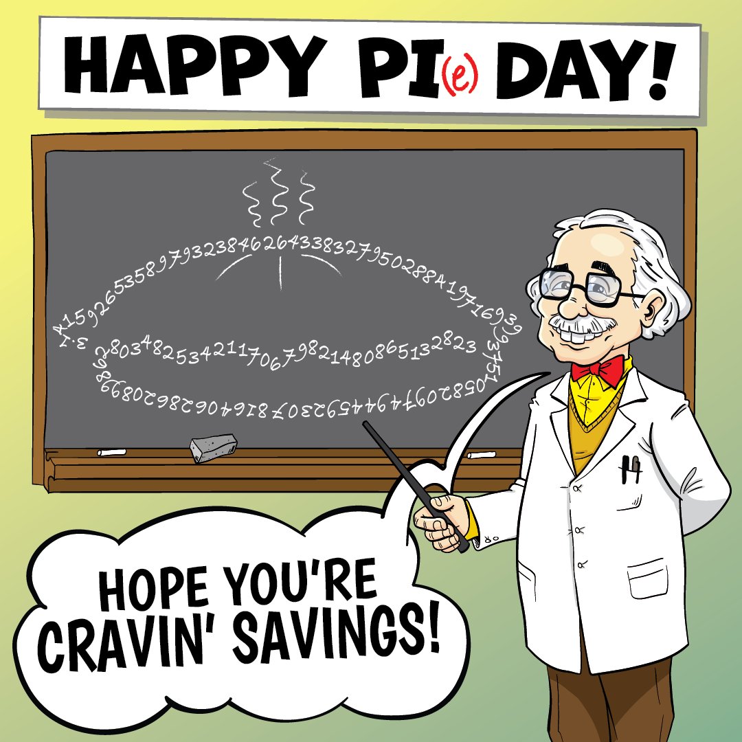 Happy #PiDay folks! Don't forget...saving money at Ollie's is always a piece of cake 🍰...I mean, easy as flan 🍮...like taking candy from a fish in a barrel 🐟?!? You get the idea! We've got #goodstuffcheap! 🥧🥧🥧