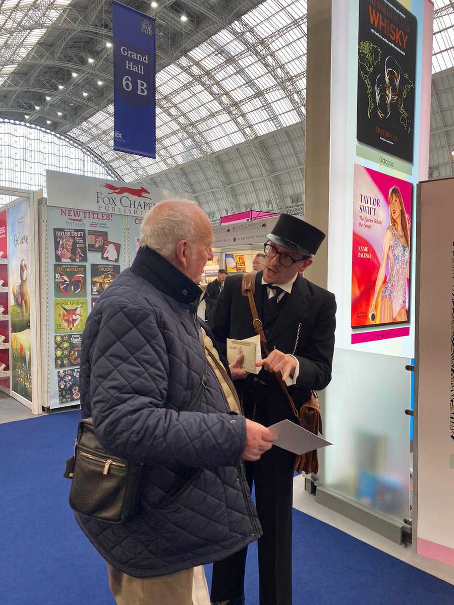 If you are at the fair this afternoon, look out for a member of The Great Trans-Siberian Express! He’ll be handing out tickets, which can be redeemed on the Hachette stand against a proof copy of The Cautious Traveller’s Guide to the Wastelands!🚂

#LBF2024  #CautiousTravellers