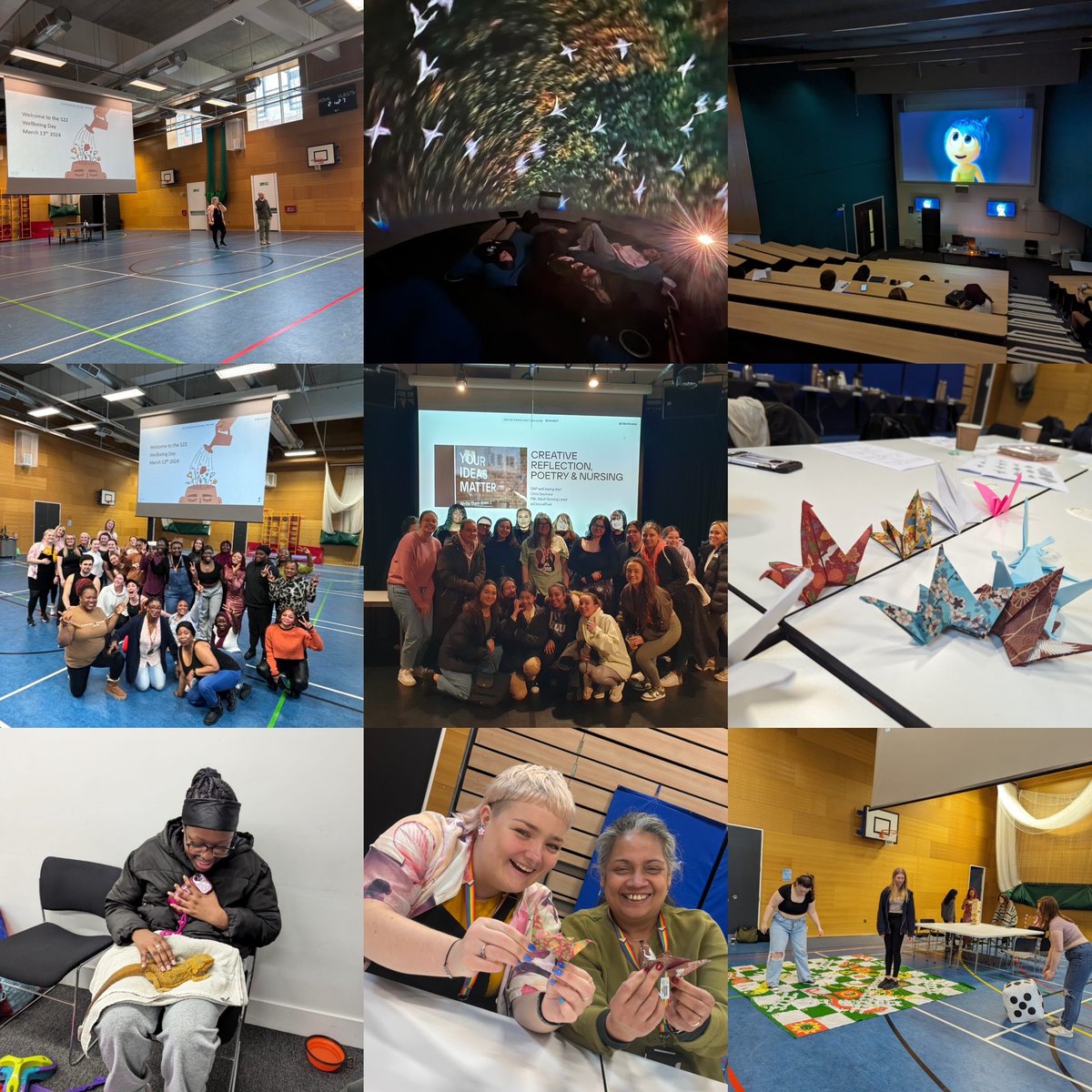 Thank you S22 for such a wonderful wellbeing day. Hope you enjoyed taking some time away from this very stressful course. We hope you have relaxed had a dance and are now well fed. @MMUPBLTutors @CongraveAmy @ClinicalPoet @MarkHayter1
