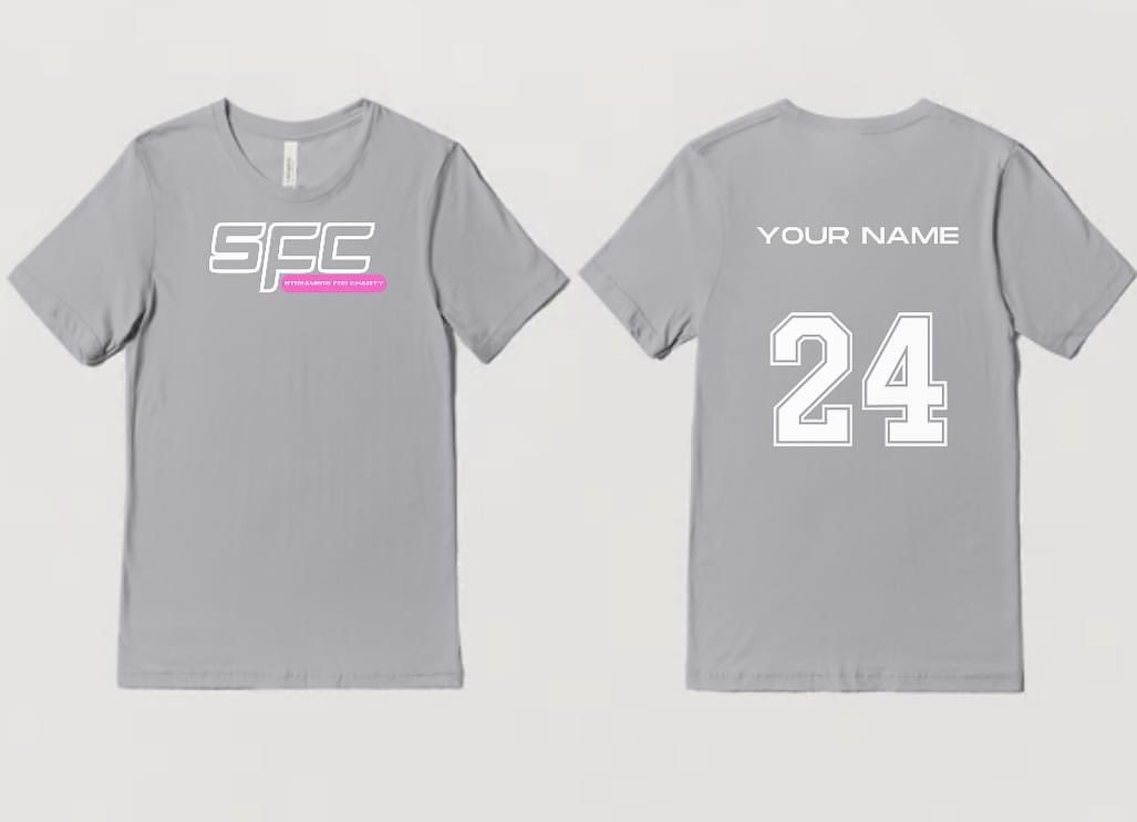 For a $25 donation, we will make and send you a custom SFC shirt. All proceeds go to <a href="/charitygaming/">Dean and George</a>. 
linktr.ee/falboyzsfc 

Be sure to tune in Saturday March 16, 11 AM - 4PM EST on Twitch! 
.
.
.
.
.
#charity #nonprofit #donate #love #fundraising #community #support  #give