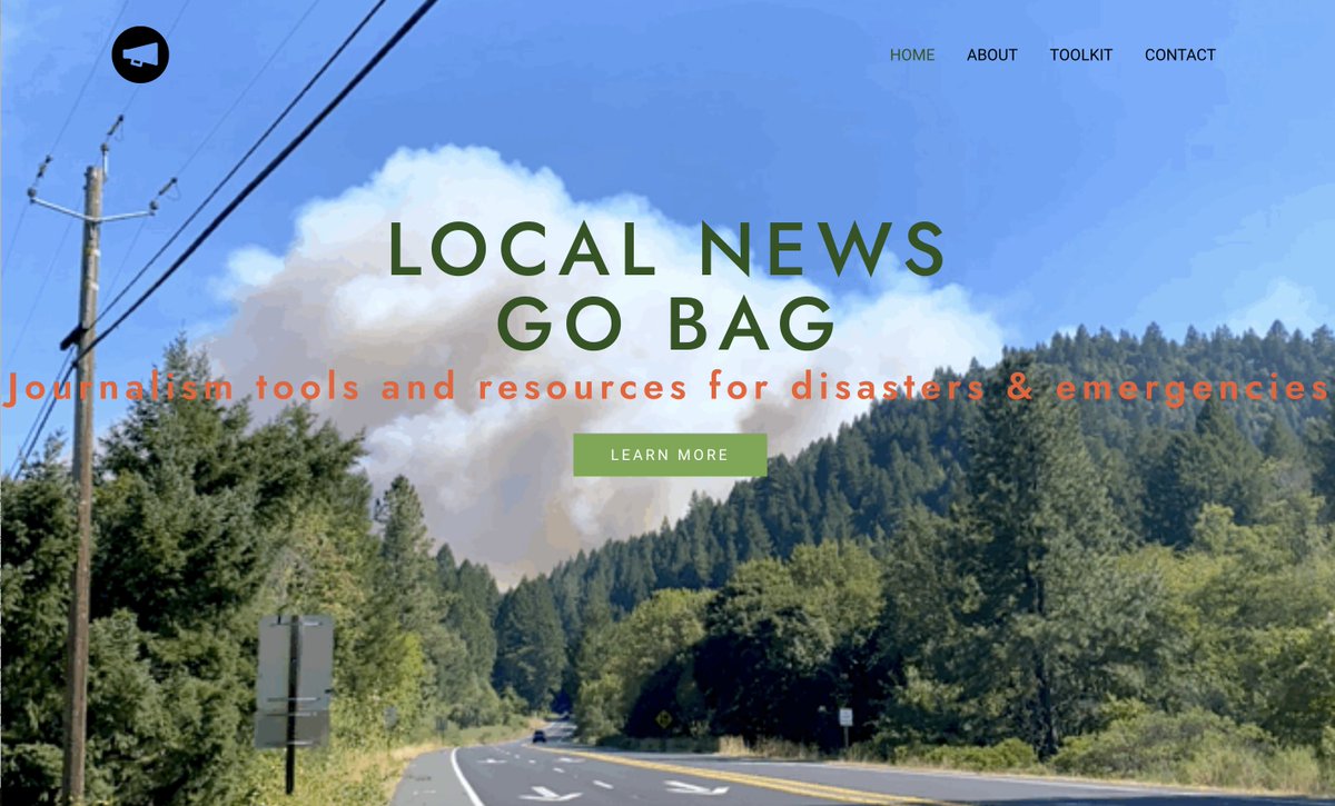 Today we announce the Local News Go Bag toolkit built by RJI Fellow Kate B. Maxwell. This resource provides news outlets with a set of tools and templates to begin preparing and refining their emergency coverage! rjionline.org/news/introduci…