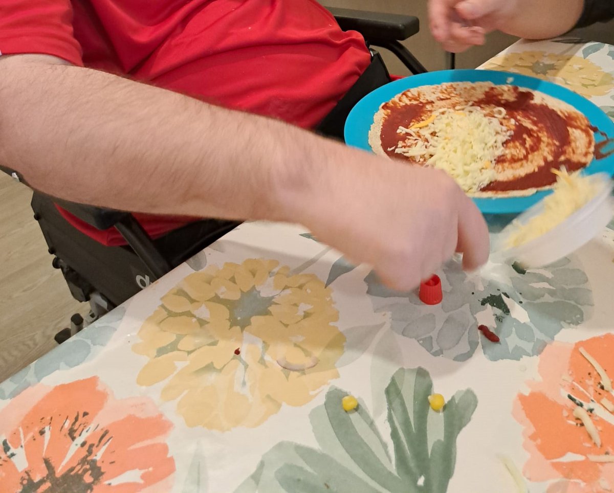 Our clients at our Creykes Lodge Service have been having a great time today making pizza. They look amazing! #team #care #support #charity #socialcare #Rawcliffe #Goole