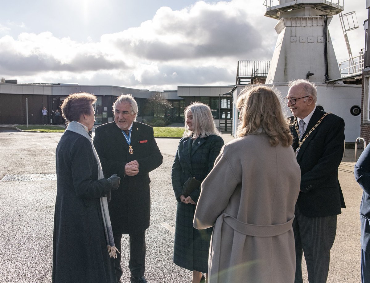 Greeting HRH at Jodrell Bank