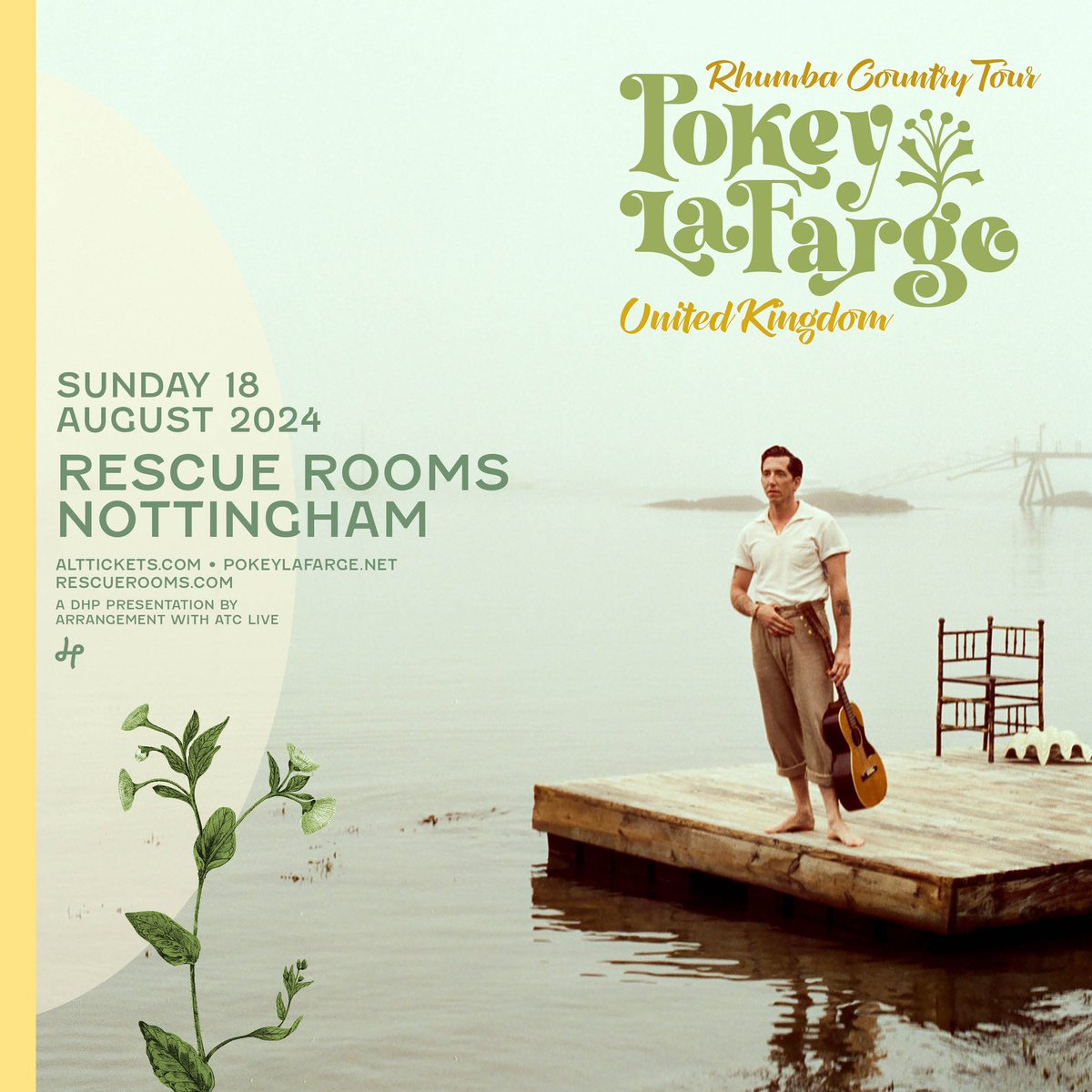 Just announced! 🎉 Tickets on sale now for August 18th @rescuerooms Nottingham UK! Tickets at: alttickets.com/pokey-lafarge-… 🎟️🎟️🎟️