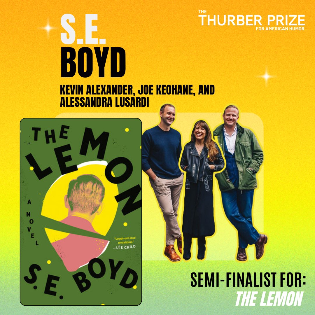 Thurber Prize Finalist. S. E. Boyd the creation of veteran journalists Kevin Alexander & Joe Keohane & editor Alessandra Lusardi. Between them they have authored four books, edited dozens more & written for Esquire, The Atlantic & The New Yorker, among. This is their 1st novel.