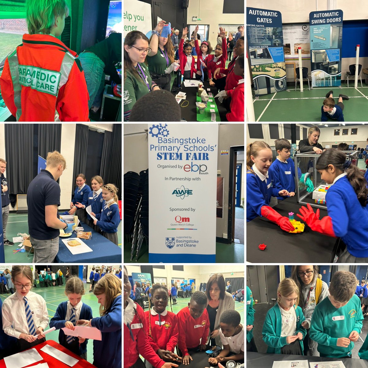 We have had a brilliant day at our Basingstoke Primary Schools’ STEM Fair in partnership with @AWE_plc. Thank you to our partners and to sponsors @Basingstokegov and @qmcollege and to all our exhibitors. #PrimarySTEM2024 #BritishScienceWeek